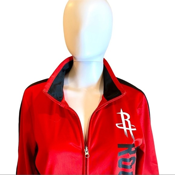 Houston Rockets red ladies NBA jacket size size large - Picture 2 of 9